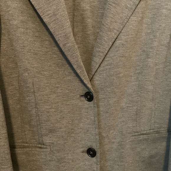 AK Anne Klein Stretch Peppered Grey Suit Jacket Size XL - Picture 2 of 7